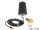 Delock LoRa antenna 868 MHz SMA dugó 0 dBi minden irányú (RG-174, 3 m) tetőre szerelhető fekete (DL-89533)