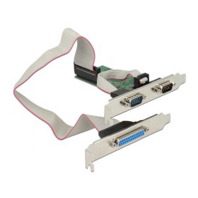   Delock PCI Express-kártya > 2 x Soros RS-232 + 1 x Párhuzamos (DL-89556)