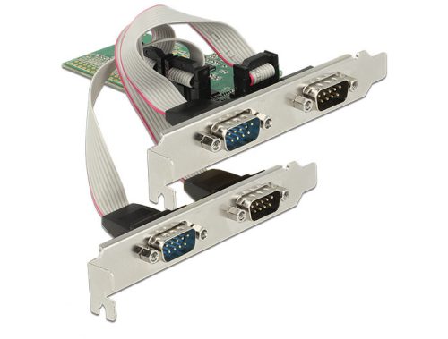 Delock PCI Express-kártya > 4 x Soros RS-232
