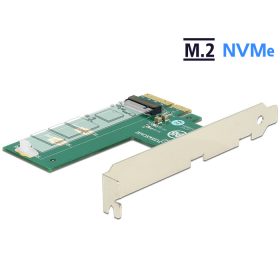   Delock PCI Express x4 kártya > 1 x belső NVMe M.2 kulcsos M - keresztformátumú M-kulcs (DL-89561)