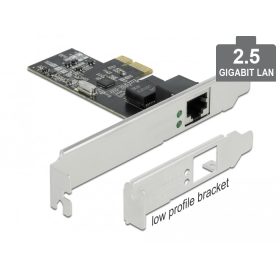   Delock PCI Express x1 kártya - 1 x 2,5 Gigabit LAN (DL-89564)