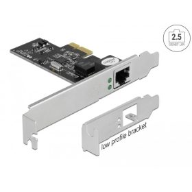   Delock PCI Express x1 kártya - 1 x 2,5 Gigabit LAN (DL-89598)