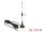 Delock LTE antenna SMA-dugó 2 dBi irányítatlan, rögzített, csatlakozókábellel RG-174 2,5 m, kültéri (DL-89613)