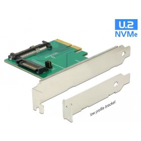   Delock PCI Express x4 Kártya > 1 x belső U.2 NVMe SFF-8639 dugó (DL-89673)