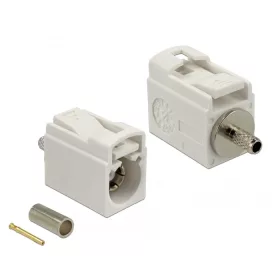   Delock FAKRA B 21 mm (rövid) anya a krimpeléshez (DL-89700)