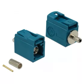   Delock FAKRA Z 21 mm (rövid) anya a krimpeléshez (DL-89709)