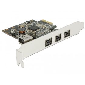   Delock PCI Express Kártya > 3 x külső FireWire B + 1 x belső FireWire A (DL-89864)