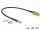 Delock Antennakábel SMA jack válaszfal > TS-9 dugó RG-174 20 cm fekete (DL-89912)