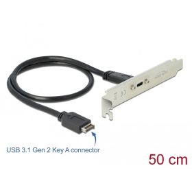 Delock Csatlakozó aljzat 1 x USB Type-C  porttal (DL-89936)