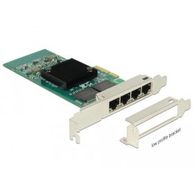 Delock PCI Express Kártya > 4 x Gigabit LAN (DL-89946)