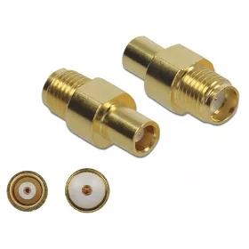   Delock Adapter, SMA csatlakozóhüvely apa MCX csatlakozóhüvely 10 GHz (DL-89958)