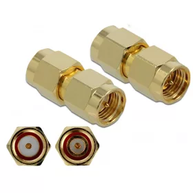 Delock Adapter SMA-dugó apa SMA-dugó 10 GHz (DL-89970)