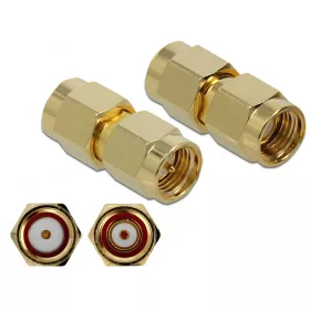 Delock Adapter RP-SMA-dugó apa SMA-dugó 10 GHz (DL-89971)