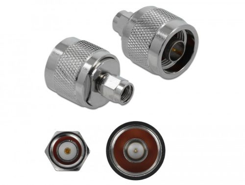 Delock Adapter N-dugó apa RP-SMA-dugó 10 GHz