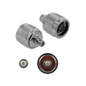   Delock Adapter N-dugó apa SMA csatlakozóhüvely 10 GHz (DL-89983)