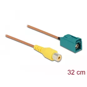  Delock Kábel FAKRA Z hüvely > RCA hüvely RG-179, 32 cm (DL-90008)