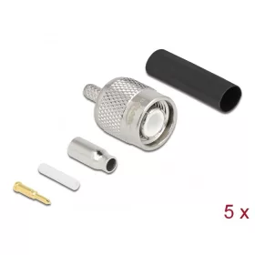   Delock TNC apa RG-174 / RG-316 krimpelésére illeszkedő süllyesztő csővel (DL-90015)
