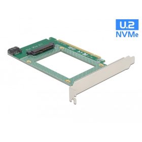   Delock PCI Express x16-kártya - 1 x belső U.2 NVMe SFF-8639 (DL-90051)