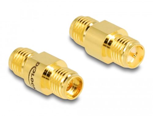 Delock Adapter, RP-SMA csatlakozóhüvely apa SMA csatlakozóhüvely