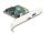 Delock PCI Express x4 Kártya - 1 x külső USB 10 Gbps Type-C  anya + 1 x külső A-típusú USB 10 Gbps anya - alacsony profil (DL-90107)