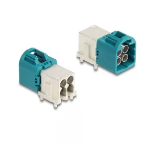   Delock Mini FAKRA Z A-típusú quad hajlított apa PCB (DL-90113)