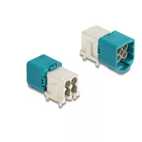   Delock Mini FAKRA Z A-típusú quad lefelé hajlított apa PCB (DL-90115)