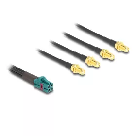   Delock Mini FAKRA Z quad kábel anya - 4 db. SMA A-típusú anya (DL-90127)