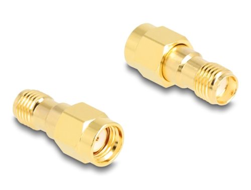 Delock Adapter RP-SMA-dugó apa SMA csatlakozóhüvely HBI59-1