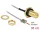 Delock Antenna kábel RP-SMA jack bulkhead to MHF  I LK plug 1.13 35 cm szélessége 10 mm splash (DL-90292)