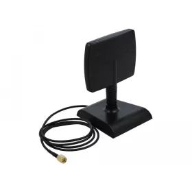   Delock WLAN WiFi 6 Antenna RP-SMA apa 4 - 6 dBi irányított, mágneses talppal dönthető csatlakozóval (DL-90297)