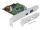 Delock PCI Express x4 kártya - 1 x külső USB Type-C  hüvely + 1 x külső A-típusú USB hüvely SuperSpe (DL-90299)