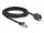 Delock Hálózat bővítő kábel RJ45 apa - RJ45 anya Cat.6A S/FTP 3 m fekete (DL-90317)