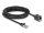 Delock Hálózat bővítő kábel RJ45 apa - RJ45 anya Cat.6A S/FTP 5 m fekete (DL-90318)