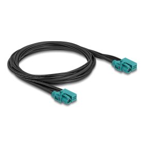   Delock HDMTD Z kábel szimpla + Táptűs (Powerpin) anya - HDMTD Z szimpla + Táptűs anya 1 m (DL-90337)