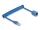 Delock RJ45 tekercses kábelcsatlakozó a jack csatlakozóhoz Cat.6 UTP 0,45 m - 0,75 m kék (DL-90364)