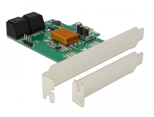 Delock 4 portos SATA PCI Express Kártya