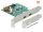 Delock PCI Express x4 kártya - 2 x külső SuperSpeed USB 10 Gbps (USB 3.1 Gen 2) USB Type-C  hüvely (DL-90397)