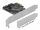 Delock 2 portos SATA PCI Express Kártya - alacsony profilú formatényező