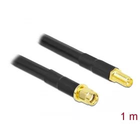   Delock Antennakábel RP-SMA-dugó - RP-SMA-hüvely LMR/CFD300 1 m low loss (DL-90462)