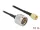 Delock Antenna kábel N-dugó apa SMA-dugó LMR/CFD100 10 m low loss (DL-90468)