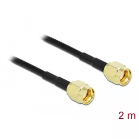   Delock Antennakábel RP-SMA-dugó - RP-SMA-dugó LMR/CFD100, 2 m (DL-90477)
