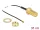 Delock Antenna kábel RP-SMA anya válaszfali csatlakozóval apa MHF  4-dugó 0.81 35 cm menethossz 35 m (DL-90478)