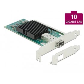  Delock PCI Express Kártya > 1 x SFP+ bővítőhely 10 Gigabit LAN (DL-90479)
