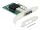 Delock PCI Express x4 kártya - 2 x SFP bővítőhely Gigabit LAN