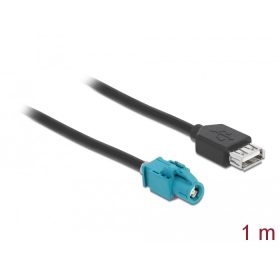   Delock Kábel HSD Z hüvely - A-típusú USB 2.0 hüvely 1 m (DL-90502)