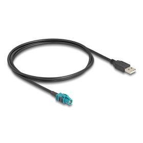   Delock Kábel HSD Z anya - A-típusú USB 2.0 apa 1 m (DL-90534)