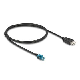   Delock Kábel HSD Z anya - A-típusú USB 2.0 anya 1 m (DL-90563)