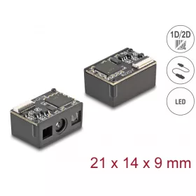   Delock Vonalkód olvasó modul 1D és 2D - német típus (DL-90603)