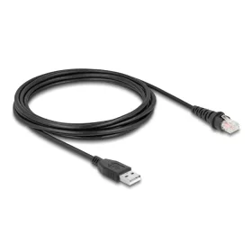   Delock RJ50   A-típusú USB 2.0 vonalkód olvasó kábel 3 m (DL-90612)