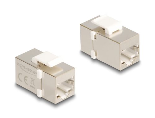 Delock Keystone modul, RJ45-aljzat - RJ45-aljzat, Cat.6 FTP